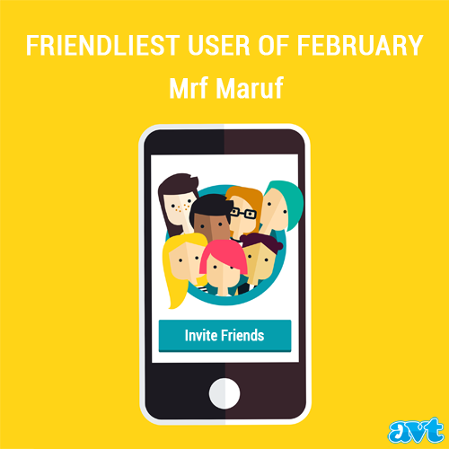 Friendliest User of February