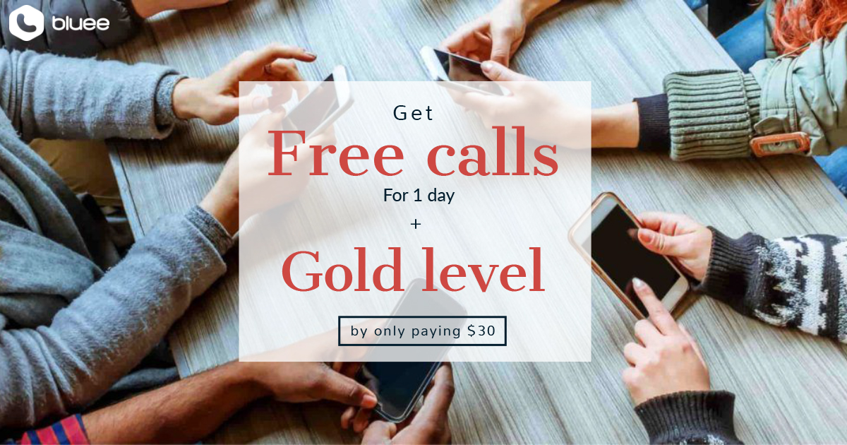 GOLD status & FREE calls every FRI-YAY!!